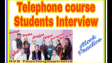 Teachers mock #Interview l #NVS #APS #KVS