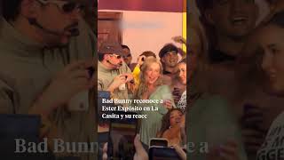 Bad Bunny reconoce a Ester Expósito en La Casita y su reacción desata la locura