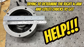 Removing Lathe Chuck on Vevor Mini Lathe - Need help, what 4-jaw and collet chuck to get. 5 inch?