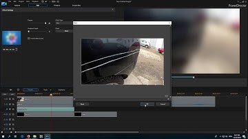 How to Blur Out a Static (not moving) object in PowerDirector