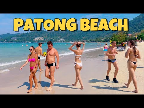 【🇹🇭 4K】Phuket 2023 Thailand Walking at Patong Beach | Travel Vlog