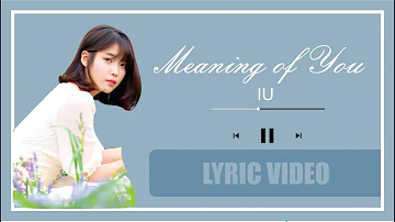 IU feat. KIM CHANG WAN 'Meaning of You' Lyrics