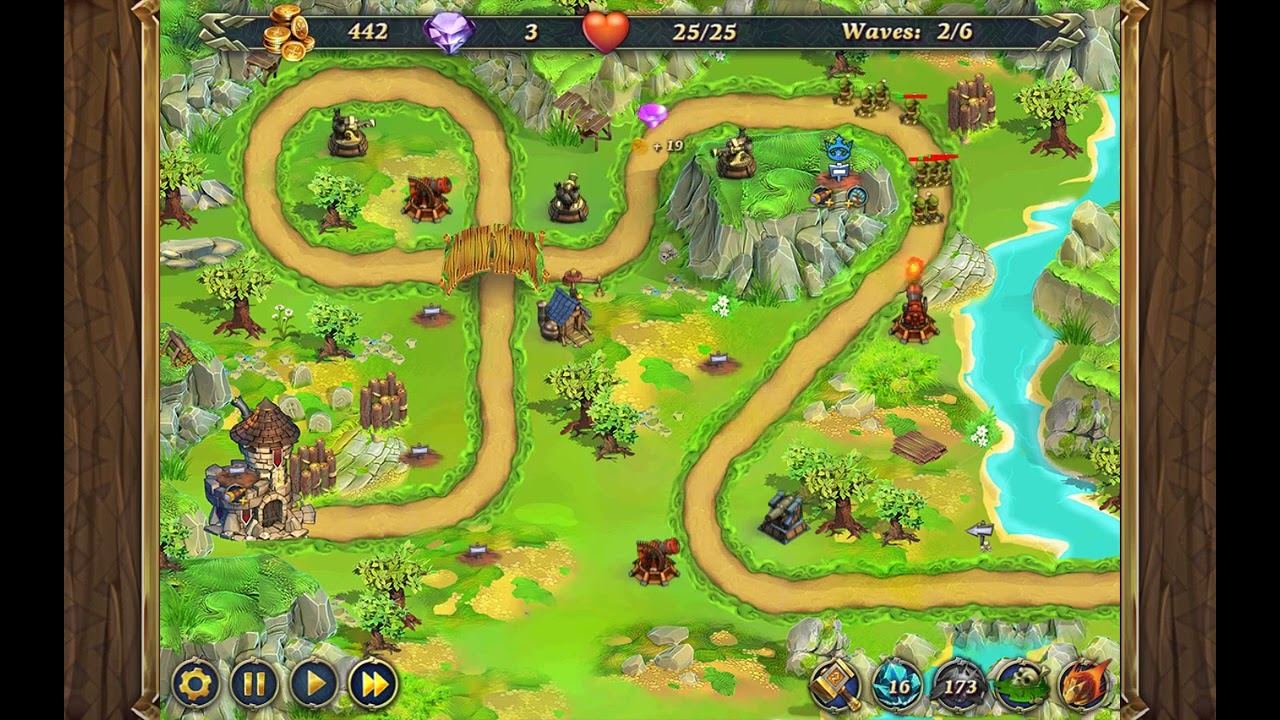 Royal Defence 1 pc gameplay /Forgotten fields/ full gameplay