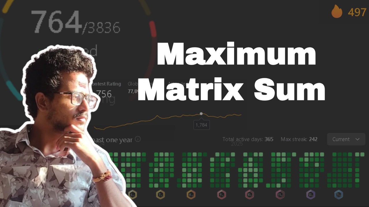 1975 Maximum Matrix Sum LeetCode - YouTube