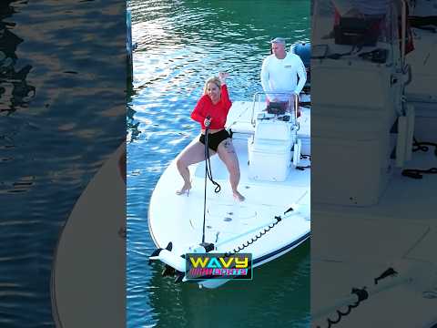 Wait till you see what she drives at Haulover! | Wavy Boats