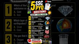 SSC General Science Quiz | Can You Score 5/5? 🧠