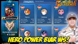 🔴 LIVE PUSH RANK ROLE GENDONG   HERO POWER BIAR WS❗MABAR VIP HARI KAMIS❗LIVE STREAM MOBILE LEGEND