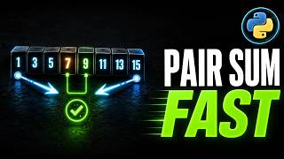 Find Pair Sum in Sorted Array: The 10-Line Python Trick | CrackInte | Crack the Coding Interview #10
