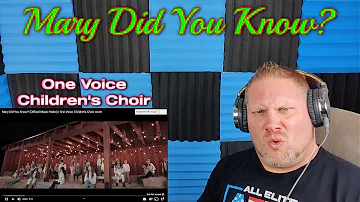 Mary Did You Know? (Official Music Video) | One Voice Children's Choir cover REACTION