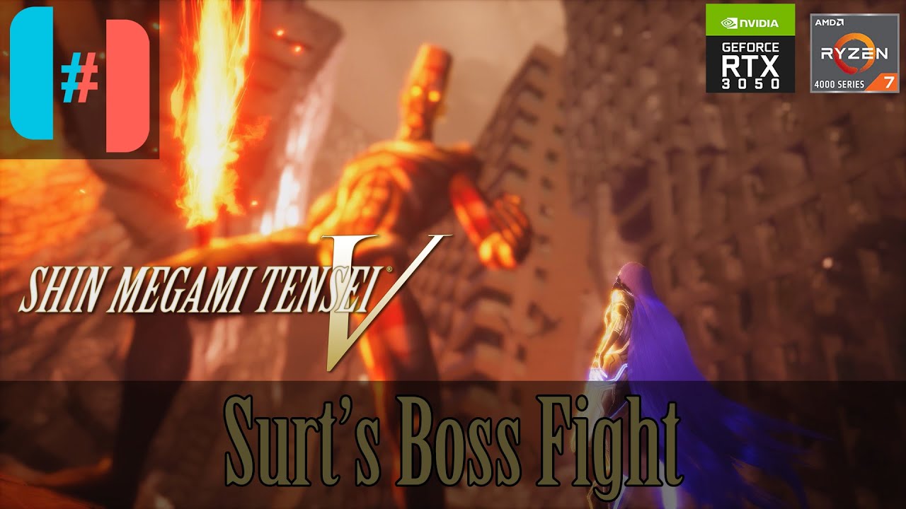 [PC/RyujiNX] Shin Megami Tensei - Surt Boss Battle - YouTube