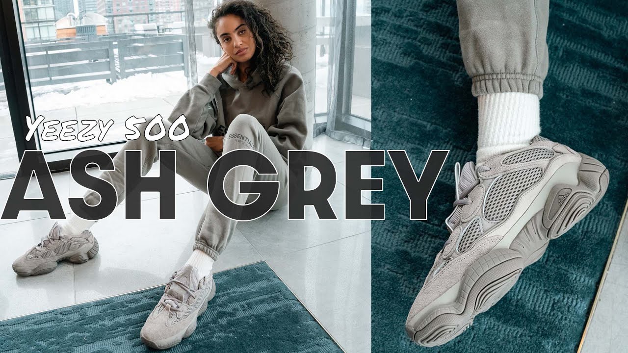 THE BEST NEUTRAL TONE YEEZY? YEEZY 500 ASH GREY On Foot and How to Style - YouTube