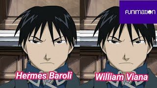 Comparação de vozes Roy Mustang - Dublagem Álamo Vs Dublagem Funimation