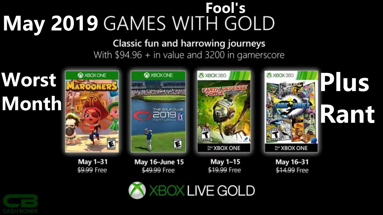 Xbox Games with Gold for May 2019 - Comic Jumper & More - Plus Rant!