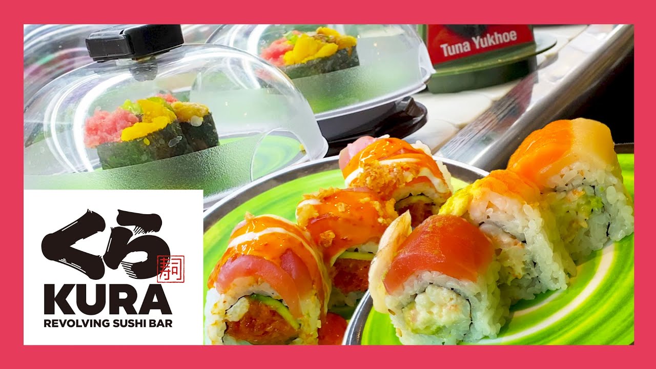 Kura Revolving Sushi Bar in Glendale CA - YouTube
