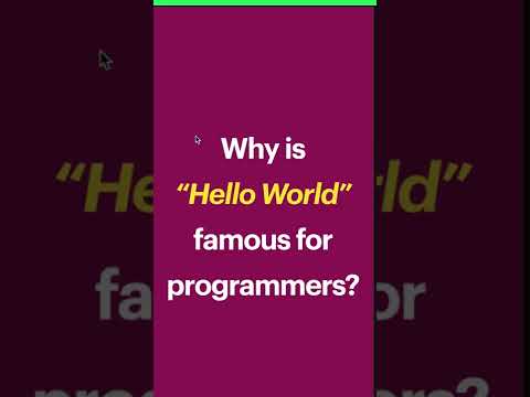Why is “Hello
