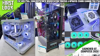 FSP New PSUs, Coolers, Cases With Massive U700-B Workstation Chassis & Updated 2500W Cannon PRO PSU