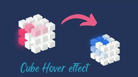 3D cube Hover effect css only || CSS tutorial #coding #css