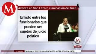 En comisión, diputados aprueban eliminar el fuero