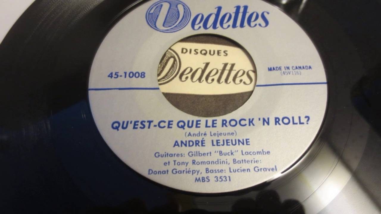 ''Qu'est ce que le rock n' roll'' André Lejeune Vedettes 1957 Rock n
