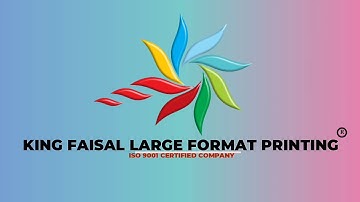 King Faisal Large Format Printing//Intro Video Of Our Company...
