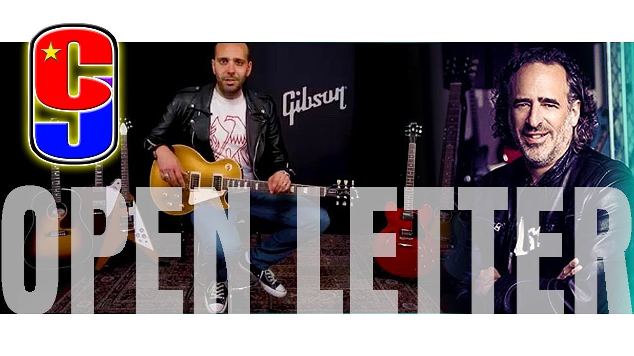 Play Authentic Open Letter to Gibson