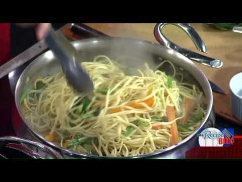 Linguine with Fresh Vegetables and Herb Wine Sauce