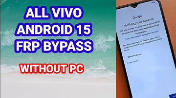 All Vivo Android 15 frp bypass without PC | Vivo frp unlock 