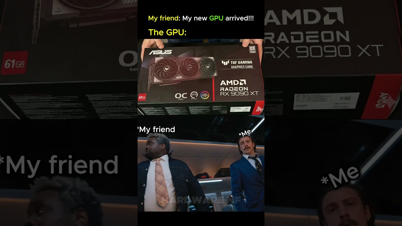 “My new GPU arrived☠️” 