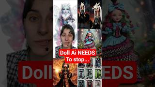 AI in the Doll community... #aiart #aigenerator #dollcollecting #fandom #monsterhigh