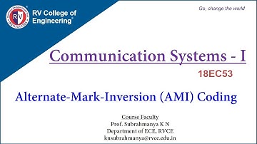 Communication Systems - 1 [Alternate-Mark-Inversion Signalling]