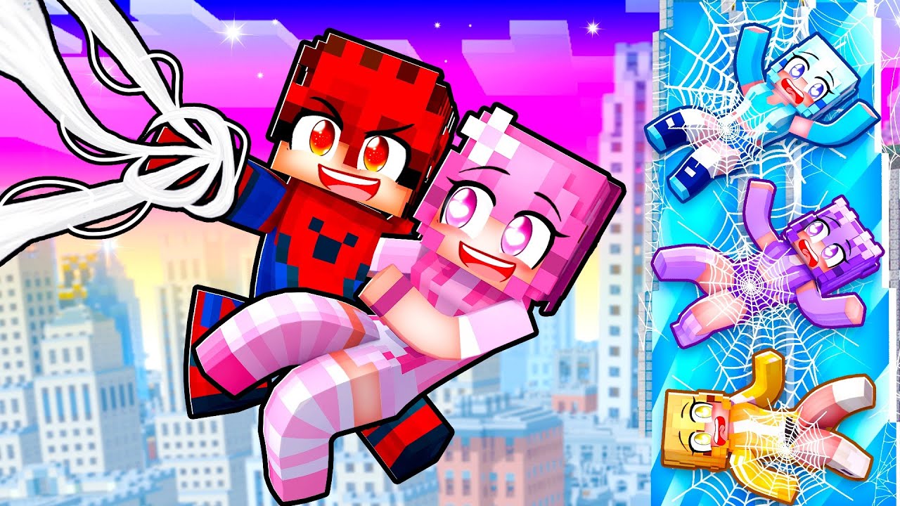 Playing as SPIDERMAN in Minecraft!