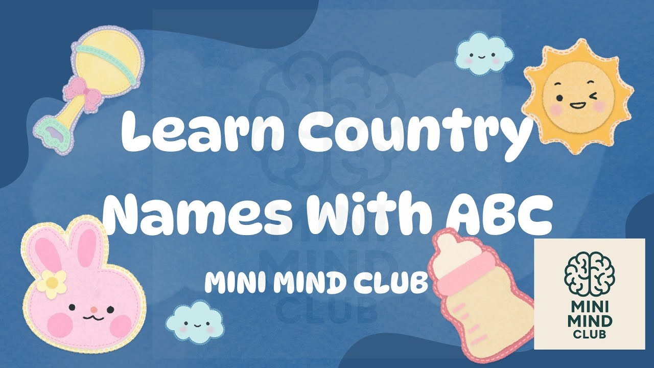 Learn Country Names with ABC 🌍 | Fun Alphabet Learning for Kids | Mini Mind Club