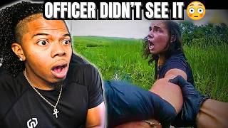 Officer Had NO IDEA She Was Holding a Butcher Knife… 😳