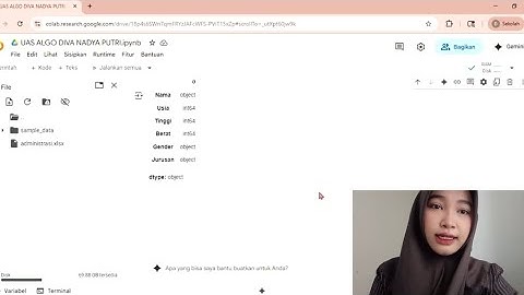 Analisis Data Excel dengan Python di Google Colab | Mean, Median, Tipe Data, dan Visualisasi