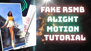 RSMB alight motion tutorial | How to do RSMB in Alight Motion | RSMB in Android