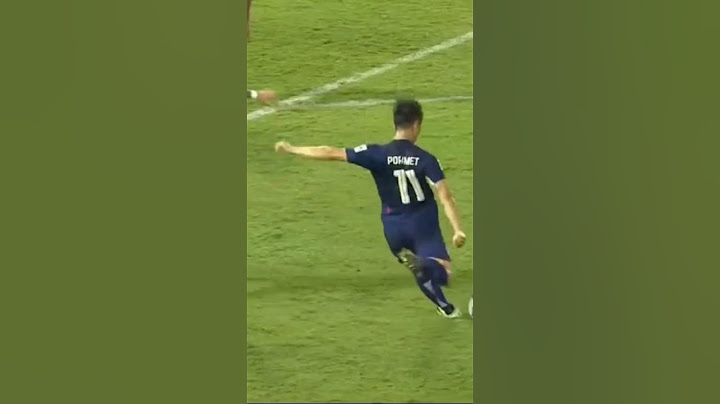 ปั่นโค้งๆเสียบสามเหลี่ยมอย่างสวยปรเมศอาจวิไล #football
