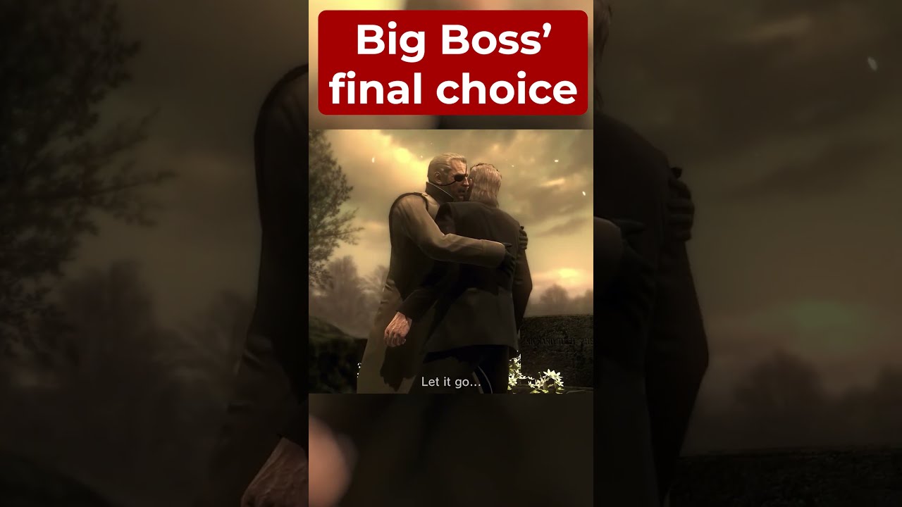 Big Boss' Final Choice #mgs #metalgearsolid #bigboss
