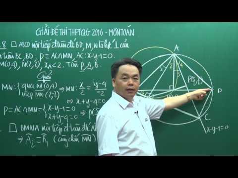 Video Thi THPTQG - Giải đề thi THPTQG 2016 - Thầy Lê Bá Trần... - youtube