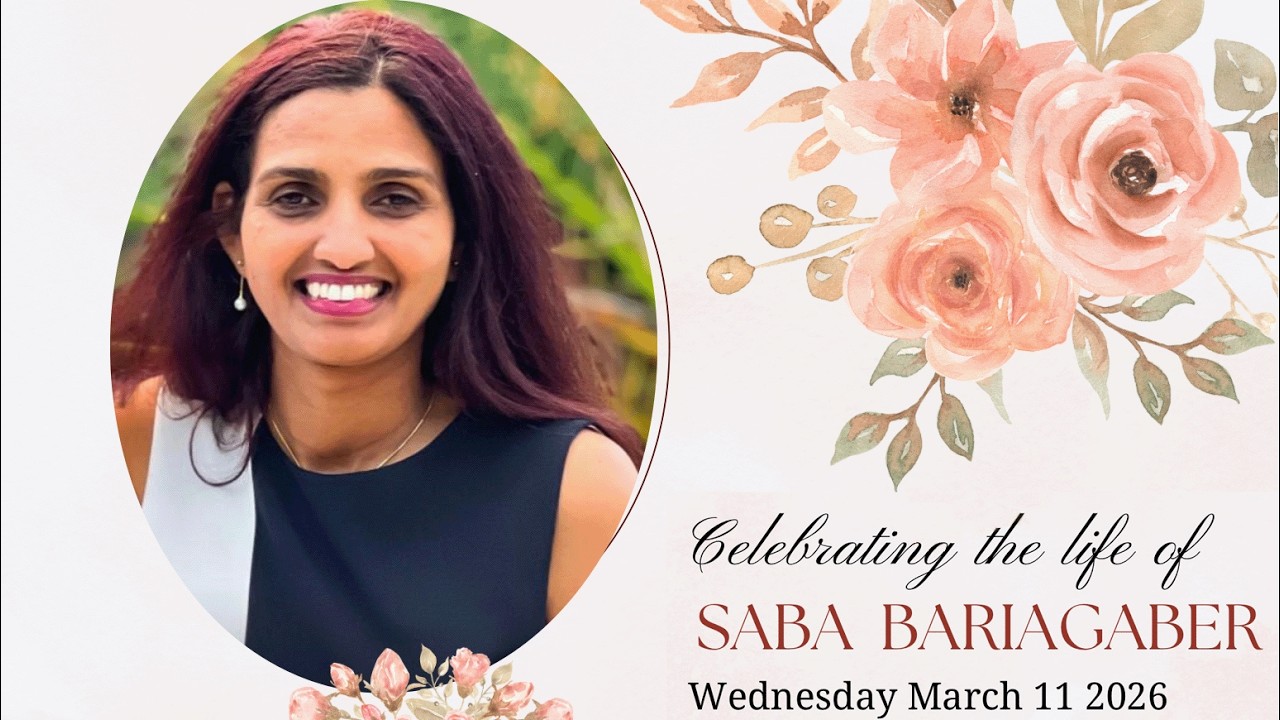Celebrating the Life of Saba Bariagaber - YouTube