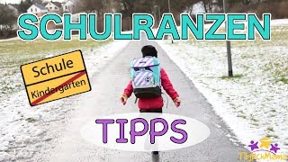 🎒 SCHULRANZEN! Tipps zum Kauf - richtig einstellen &amp; einräumen! / Täglich Mama