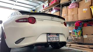 REMARK Catback Exhaust Sounds on ND MX-5 RF