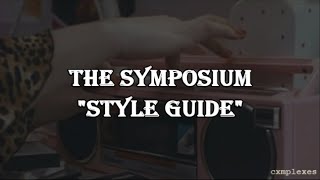 Video thumbnail of "The Symposium - Style Guide |Lyrics y traducción|"