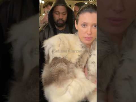 Ye Kanye West And Bianca Censori During Paris Fashion Week Women S Autumn Winter 2024 2025 
