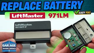LiftMaster 971LM Remote Battery Change | CR2032 Replacement Tutorial
