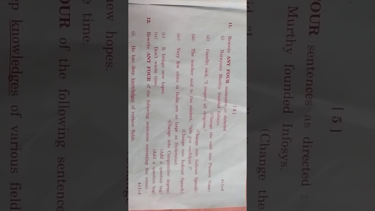 TS Intermediate 1st year English question paper (set-A ) 2020.