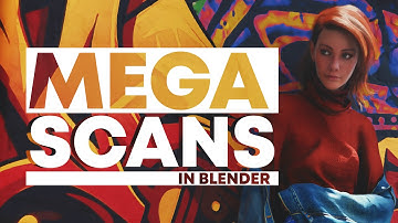 Using MEGASCANS to build an Environment in Blender! With Diffeomorphic