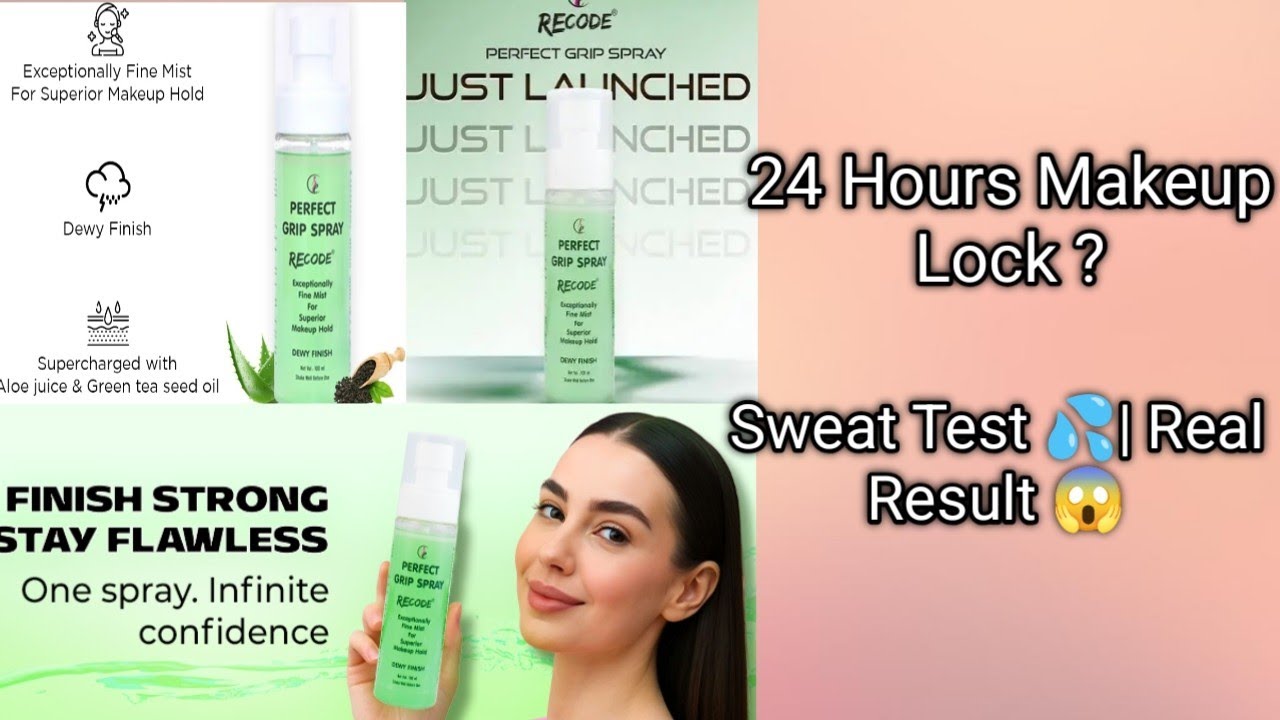 Recode Grip Makeup Fixer Review| 24 Hours Makeup Lock ? Real Test & Honest Review