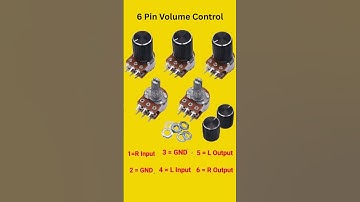 6 pin volume control