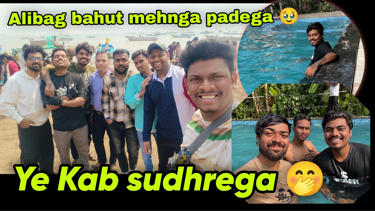 Vlogs 69 | Part 2 Alibag Beach 🏖️ Boating 🛶 Ye Bahut jada ho gya hai #alibagh #alibagbeach #travel 