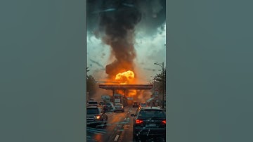 Tornado DESTROY Gas Station ⛽ #shortsfeed #shors #gas #shortvideo #ai #animation